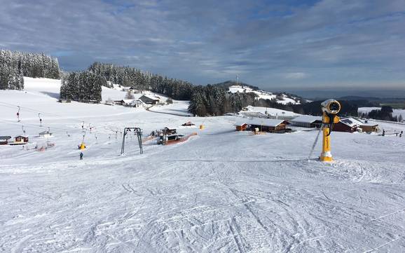 Best ski resort in the Allgäuer Seenland (Allgäuer Lakeland) – Test report Schwärzenlifts – Eschach