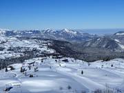 Mountain station of the Waidring Steinplatte gondola lift