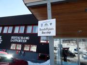 Bus stop at Hotel Fjällen