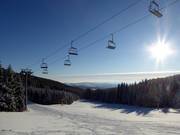 Dream day at the Mönichkirchen-Mariensee ski swing
