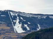 View of the Gol Skisenter ski area