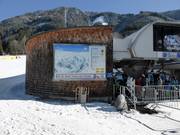 Information board at the valley station