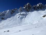 Powder slopes at the Dadens drag lift