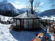 Umbrella bar at Gasthof Panorama