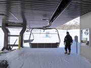 There is a friendly welcome as you disembark from the chairlift