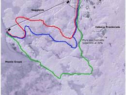 Trail map Caldirola – Monte Gropà