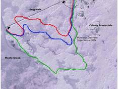 Trail map Caldirola – Monte Gropà
