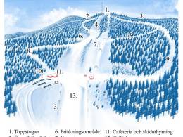 Trail map Björnberget