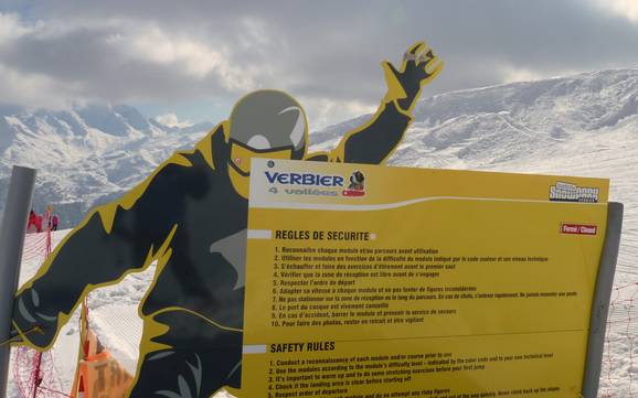 Snow parks Val de Bagnes – Snow park 4 Vallées – Verbier/La Tzoumaz/Nendaz/Veysonnaz/Thyon