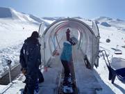 Sunkid Conveyor - People mover/Moving Carpet with cover