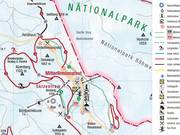 Cross-country trail map