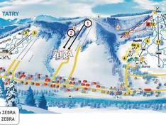 Trail map Zebra – Białka Tatrzańska