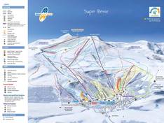 Trail map SuperBesse – Puy de Sancy