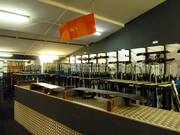 Ski rental in the ski hall