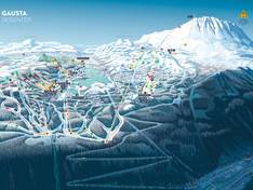 Trail map Gaustablikk – Rjukan