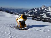 High-performance snow cannon in the Sudelfeld ski area