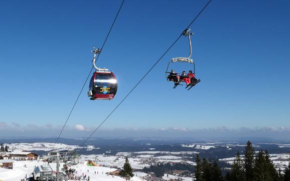 Ostallgäu: best ski lifts – Lifts/cable cars Nesselwang – Alpspitze (Alpspitzbahn)