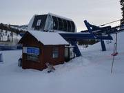 Valley station of the triple chairlift