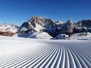 Perfect slope in San Martino di Castrozza