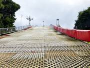 Black slope seen from below