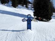 Funny figures on the slope