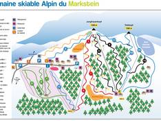 Trail map Le Markstein