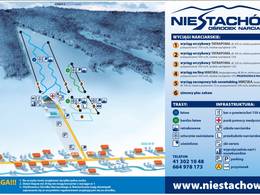 Trail map Niestachów
