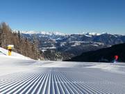 Perfectly groomed slopes at Nassfeld