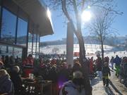 The Seilbar at the base station of the Ettelsberg cable car lift is a popular Après-Ski meeting point.