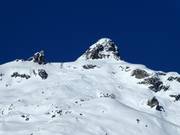 Freeride slopes below the Hockenhorn