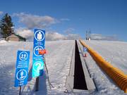 The conveyor belt is ideal for children