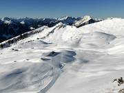 View across the Diedamskopf ski resort