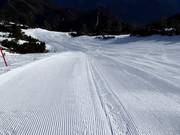 Groomed slope at Feuerkogel