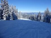 Ski route on the Grebenzen Höhe