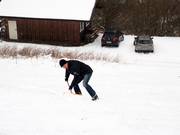 Here, the slopes are still prepared by hand.