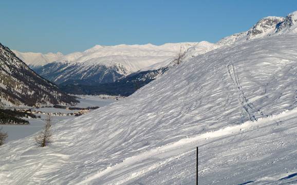 Best ski resort in the Val Bregaglia (Bergell) – Test report Aela – Maloja