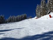 Black slope at the Dorfbahn Gerlos
