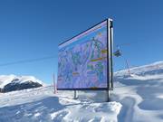 Digital piste map in the Zillertal Arena
