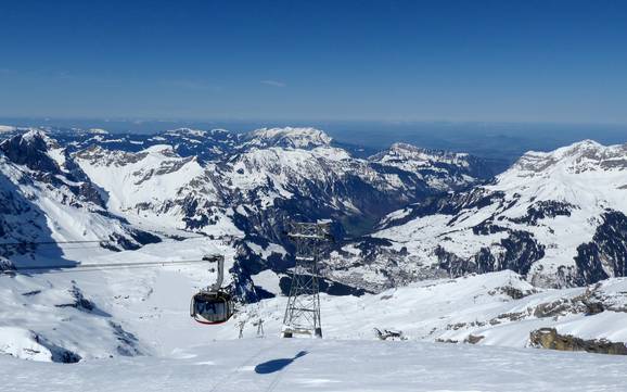 Biggest ski resort in the Engelbergertal (Engelberg Valley) – ski resort Titlis – Engelberg