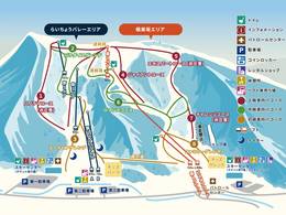 Trail map Tateyama Sanroku – Gokurakuzaka/Raicho Valley
