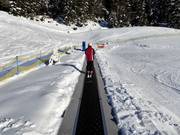Free conveyor belt in Silbis Winterwelt
