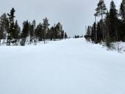 Very good slope grooming in the Ounasvaara ski area
