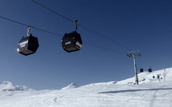 Flims Laax Falera: best ski lifts – Lifts/cable cars Laax/Flims/Falera