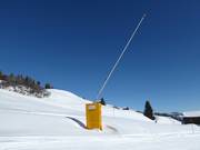 Snow lance in the ski area