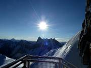 Breathtaking view from the mountain station