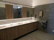 Well-maintained sanitary facilities at the mountain station of the Jennerbahn