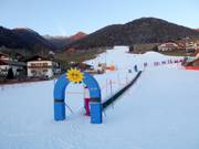 View from the practice slope to the button lift