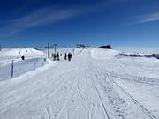 Easy slope Toppbacken at the summit