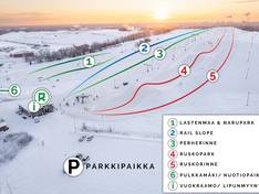 Trail map Ruskotunturi