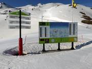 Information board with signage